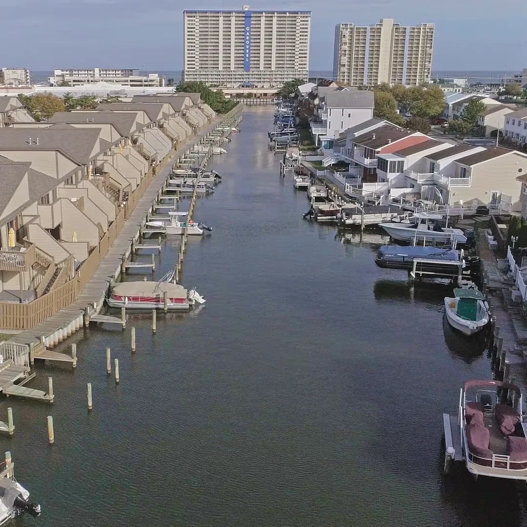 Arial of Club Ocean Villas II dock
